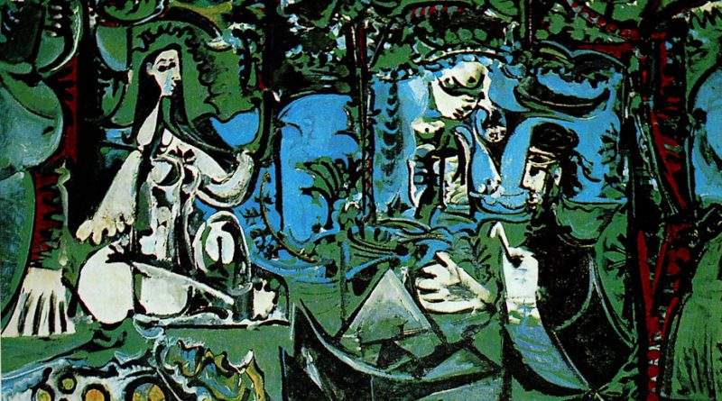Обяд на тревата (по Мане) (1960) от Пабло Пикасо